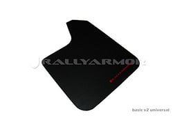 Picture of RallyArmor MF12-BAS-RD Universal Mud Flap Black with Red Logo