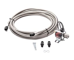 Picture of Snow Performance SNO-40012-BRD Braided Stainless Steel Line Trunk Mount Upgrade Kit