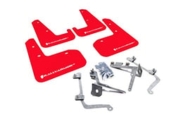 Picture of RallyArmor MF19-UR-RD/WH UR Series Mud Flaps Red/White Logo for Subaru WRX STI Sedan