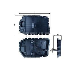 Picture of MAHLE HX 154 Automatic Transmission Filter
