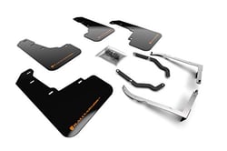 Picture of RallyArmor MF46-LTUR-BLK/OR UR Black Mud Flaps with Orange Logo for Subaru Crosstrek