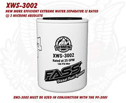 Picture of FASS XWS-3002 Extreme Water Separator Replacement Filter for Titanium Series