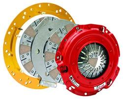 Picture of McLeod 6305507M RXT Twin Disc Clutch Kit with Aluminum Flywheel for LS-X 6-Bolt Crank