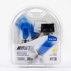 Picture of Nokya NOK7248 Arctic White H11B Halogen Headlight Bulbs 80W Stage 2 7000K