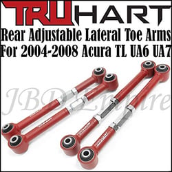 Picture of Truhart TH-H227 Adjustable Rear Lateral Toe Arms - Matte Red