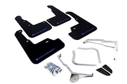 Picture of RallyArmor MF32-UR-BLK/BL UR Black Mud Flaps with Blue Logo for 2015+ Subaru WRX & STI Sedan