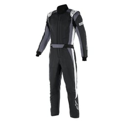 Picture of Alpinestars 3352122-1128-56 GP Pro Comp V2 Racing Suit Black/Asphalt/White Size 56