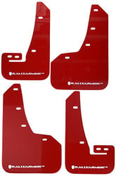 Picture of RallyArmor MF32-UR-RD/WH UR Series Mud Flaps Red with White Logo