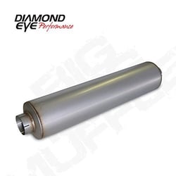 Picture of Diamond Eye Manufacturing 800464 Aluminized Muffler 4" Inlet/Outlet