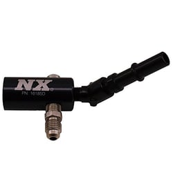 Picture of Nitrous Express 16185-45 Billet Fuel Line Adapter 45 Degree 3/8 to 10mm