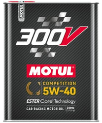 Picture of Motul 110817 300V 5W-40 Racing Motor Oil 2 Liter Synthetic