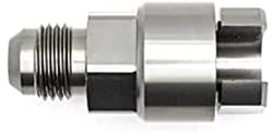 Picture of DeatschWerks 6-02-0103 6AN Male Flare to 3/8" Female EFI Quick Connect Adapter