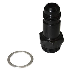 Picture of Moroso 65146 Fuel Inlet Fitting -8AN Male to 7/8 in.-20 Holley Fuel Bowl Adapter