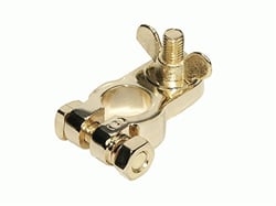 Picture of Metra GBT1N Raptor 5/16 Wing Nut Negative Battery Terminal Gold