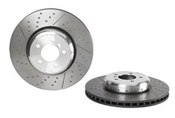 Picture of Brembo 09C39413 Front Disc Brake Rotor 370mm Two-Piece Drilled Slotted