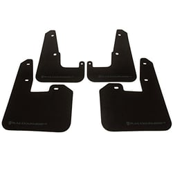 Picture of RallyArmor MF36-UR-BLK/GRY UR Series Mud Flaps Black with Gray Logo for Subaru Outback
