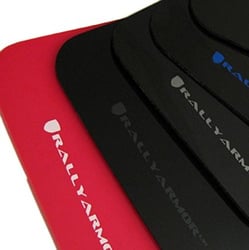 Picture of RallyArmor MF15-UR-BLK/RD UR Mud Flaps Black with Red Logo