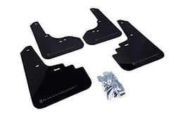 Picture of RallyArmor MF4-UR-BLK/GRY UR Series Mud Flaps Black with Gray Logo