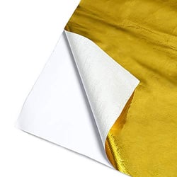 Picture of Mishimoto MMHP-GRB-1224 Gold Reflective Heat Barrier with Adhesive Backing 12in x 24in
