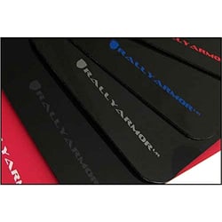Picture of RallyArmor MF16-UR-BLK/GRY Mud Flaps Black with Gray Logo for Subaru Outback