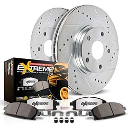 Picture of Power Stop K8478-36 Z36 Truck & SUV Carbon-Fiber Ceramic Brake Pad and Drilled Slotted Rotor Kit