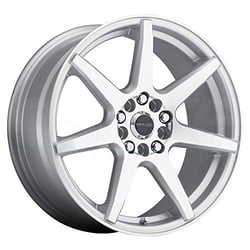 Picture of Raceline Wheels 131S-57089+40 Evo 15x7 Silver Wheel Rim 5x100/5x114.3 +40mm Offset