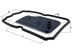 Picture of MAHLE HX 124D Automatic Transmission Filter