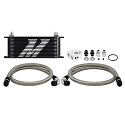 Picture of Mishimoto MMOC-U16BK Universal 16-Row Oil Cooler Kit Black