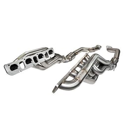 Kooks Headers 3410H631 2" Stainless Steel Long Tube Headers with GREEN Catted Connection Pipes