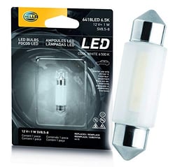 Picture of Hella 6418LED 6.5K LED Performance Bulb 12V 1W 6500K Cool White