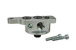 Picture of Moroso 23715 Oil Filter Adapter GM LS Engine Inbound with Accumulator Port