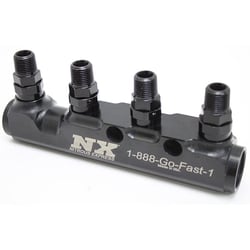 Picture of Nitrous Express 15844 4-Port Fuel Log with Fittings