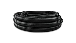 Picture of Vibrant 18982 -12 AN PTFE Braided Flex Hose 20ft Roll Black Nylon