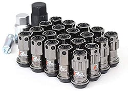 Picture of Project Kics WRIF11CK R40 Iconix Classical Lug Nuts with Locks 12x1.5 Black Chrome 20pc