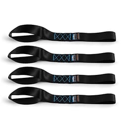 Picture of Mishimoto BNRTC-SLP-4BK Borne Off-Road Soft Loop Tie-Down Straps 4-Pack Black