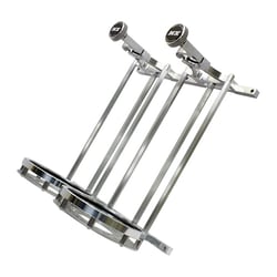 Picture of Nitrous Express 11208SB-10 Dual Billet Bottle Bracket 10lb Stand Up Flat Mount