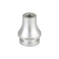 Picture of Mishimoto MMSK-RET-12125SL Shift Boot Retainer M12x1.25 Silver Aluminum