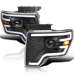 Picture of Spec-D 2LHP-F15009JM-SQ-RS Projector Headlights for 2009-2014 Ford F150