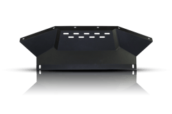 Picture of Attica 4x4 ATTFB01A102-2-BX Terra Series Front Bumper Skid Plate - Black Powder Coated Steel