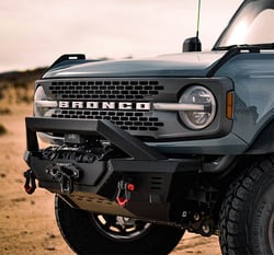 Picture of Attica 4x4 ATTFB01A102-BX Terra Series Modular Front Bumper Center Section Steel Powder Coated Black