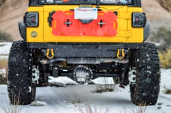 Picture of Attica 4x4 ATTJL01B110-BX Apex Series Rear Fascia Cover - Steel - Black Powder Coat