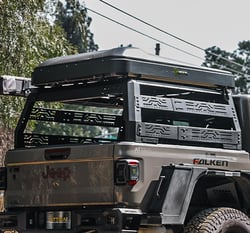 Picture of Attica 4x4 ATTJT02I101-BX Frontier Series Bed Rack - Black Powder Coated Steel