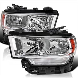 Picture of Spec-D 2LH-RAM1925-RS Chrome Housing Halogen Headlights for Dodge Ram 2500/3500