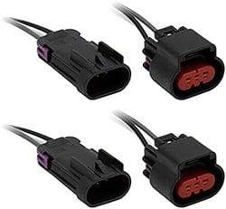 Picture of Metra 76-0300 3-Way Waterproof Wire Connector Universal Harness