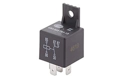 Picture of Hella 933791131 4RA 933 791-131 Main Current Relay 24V 5-Pin Normally Open with Holder