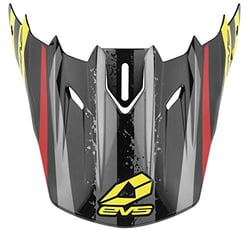 Picture of EVS HE18T5G-VSBK T5 Grappler Helmet Replacement Visor Black