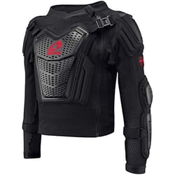 Picture of EVS CS20-BKR-YL Comp Suit Youth Protective Base Layer Black Red