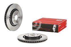 Picture of Brembo 09.E126.11 UV Coated Vented Front Brake Rotor for Lexus/Toyota
