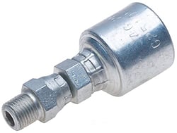 Picture of Gates G25105-0402 MegaCrimp Hydraulic Hose Coupling Male Pipe Swivel 1/4" Hose ID