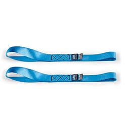 Picture of Mishimoto BNRTC-TDHD-2BL Heavy-Duty Ratchet Tie-Down Kit 2-Pack Blue 8ft
